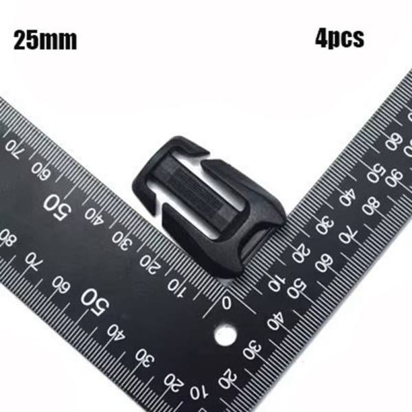 4st Webbing Rem Spänne Slider Fästelement 38MM 38mm