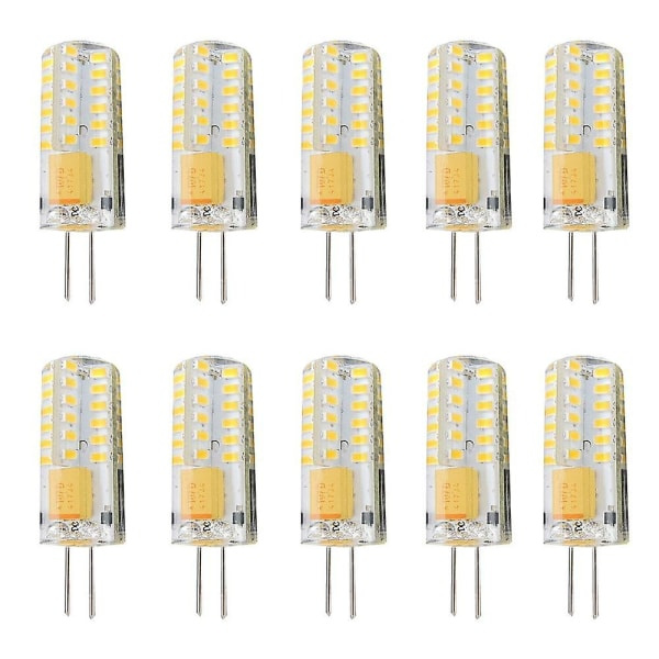 10 kpl 3 W Led Bi-pin -valot 300 Lm G4 T 48 Led -helmet Smd 3014 Himmennettävä