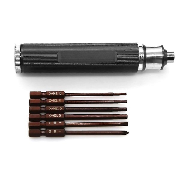 6-in-1 kuusiokoloavain H1.5 2.0 2.5 3.0mm kuusiokoloavain työkalusarja Rc-mallin autoveneelle