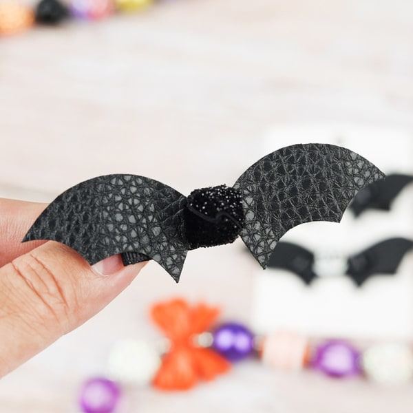1 Par Fladdermus Halloween Fest Dekoration Barrette Huvudbonad Hår Cl A onesize A onesize