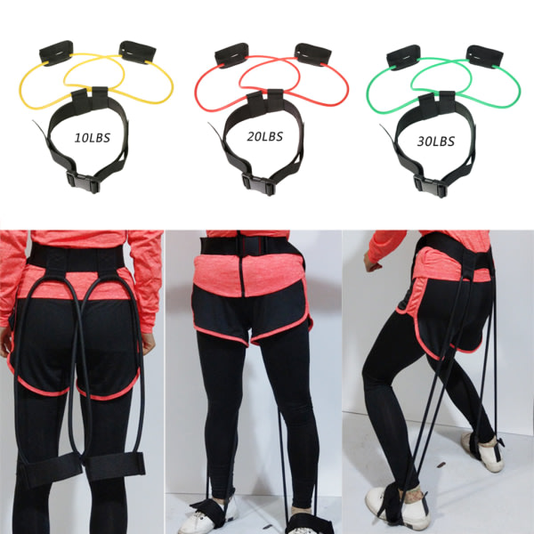 Fitness Booty Bands Glutes Muskelträning Motståndsband Justerbart midjebälte 20LB
