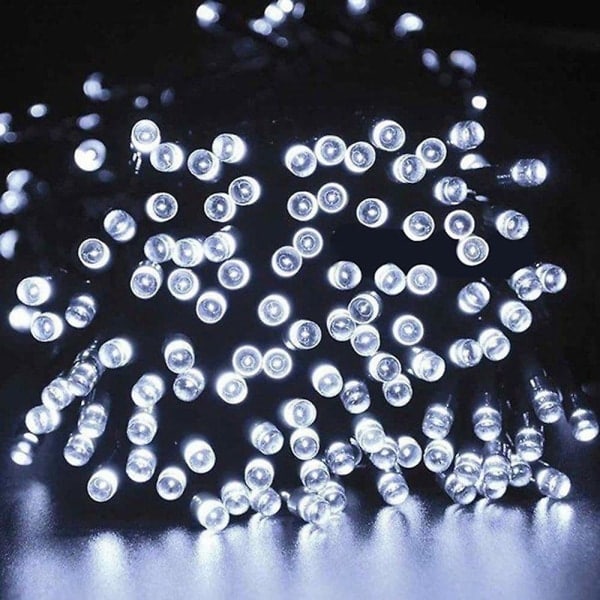 Utomhus Solar String Light 12m 100leds Vattentät Fairy Light