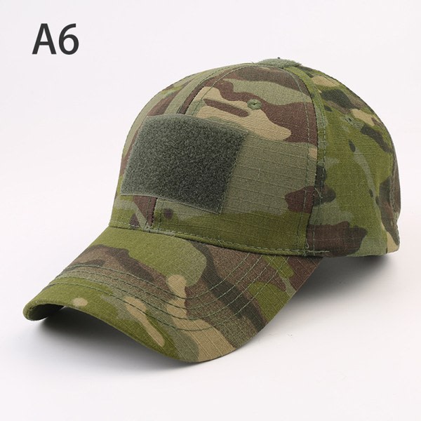 Baseball-lippis Kamouflage Taktisk Utomhus Soldat Strid Paintb A6 A6 A6 A6