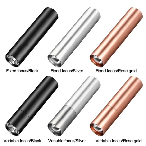 LED-taskulamppu Mini Torch SILVER FAST FOKUS FAST FOKUS