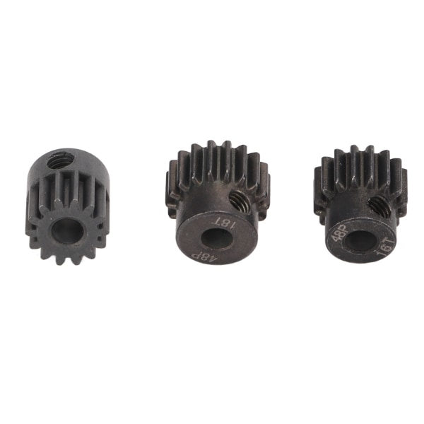 3st RC-motordrev 48P 14T 16T 18T rostfritt pulvermetallurgi 48P set för 1/10 RC 3,175 mm motor