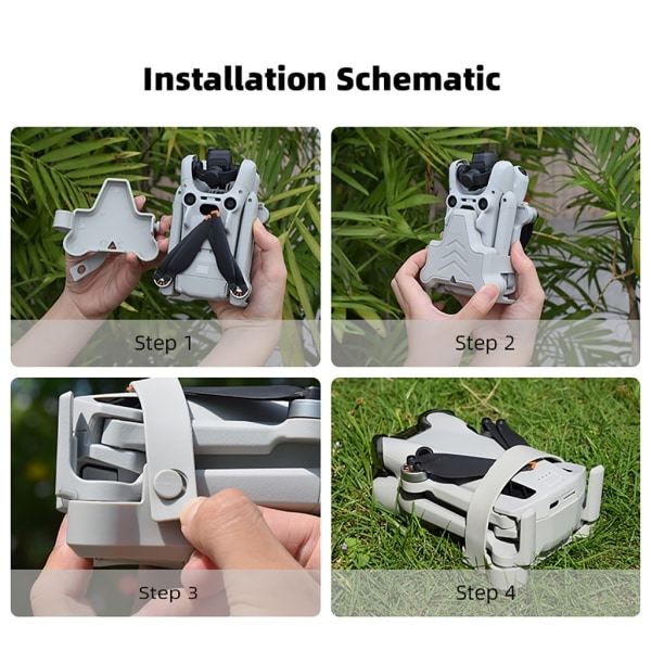 Propellerhållare Stabilisator för MINI 4 PRO Drönare Fixer Protector Silikon Mjukt Anti Scratch Guard