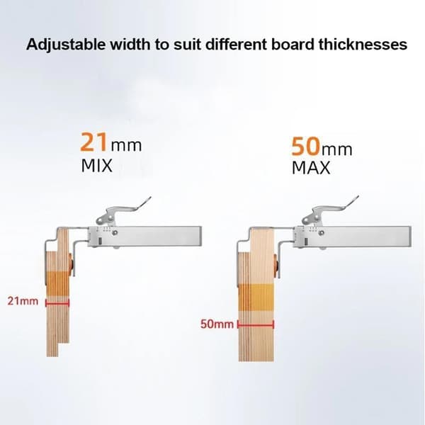 Adjustable Drawer Fixing Clamp, Universal Cabinet Installation Clamps, for Easy and Quick Installation of Drawer Front Panel (2 pcs)