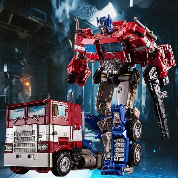 Transformerande Robotbil Legering Commander Optimus Prime Actionfigur - Barnfödelsedagspresent YS04