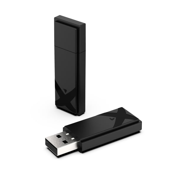 Bluetooth-kompatibel USB-mottaker BT5.0 for XB One/Steam Deck Controller PC trådløs adapter for Win7/8/10 bærbare datamaskiner Svart