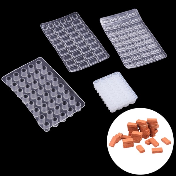 Sandbord Bygningsfremstilling Mini Mursten Form Cement Model 4(Flise)