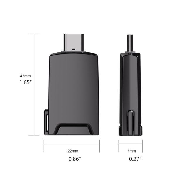 USB C - HDMI-adapter, typ C till HDMI 4K 30Hz, kabeladapter i zinklegering för USB-kabel C