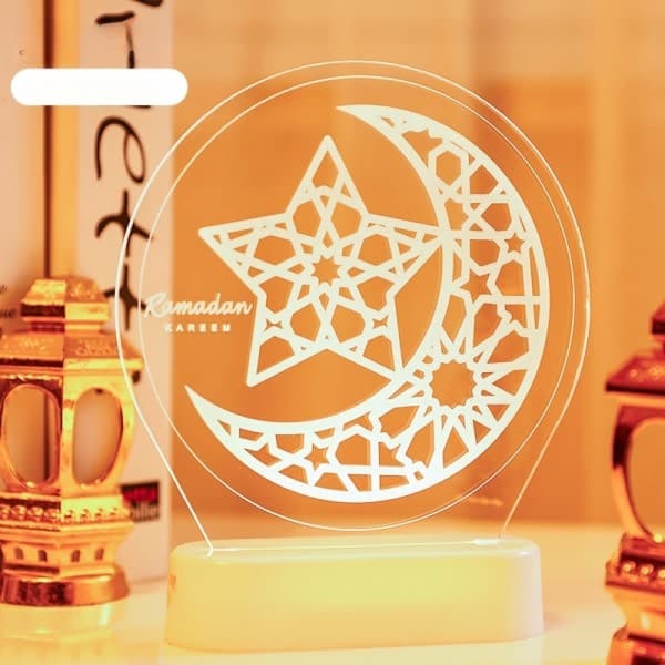 Ramadan LED-koristelu Mubarak Kareem Eid Mubarak