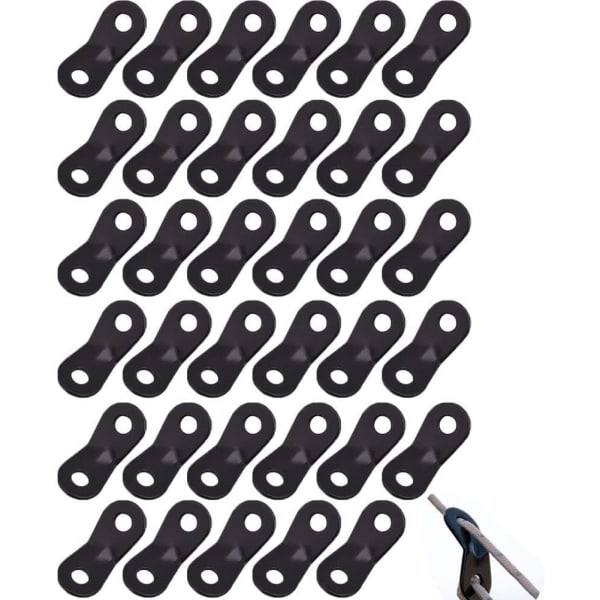 Tältrepssträckare 30 st Aluminiumlegering Guyline Cord Adjuster Paracord sladdknutningsspänne för utomhusvandring Camping