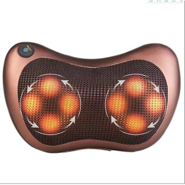 Rygmassageapparat med varme, elektrisk rygmassagepude til ryg, unisex massagepude