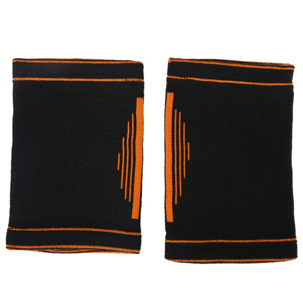 1 par sorte unisex nylon håndledsstøtte Protector Guard Beskyttelsesbånd*