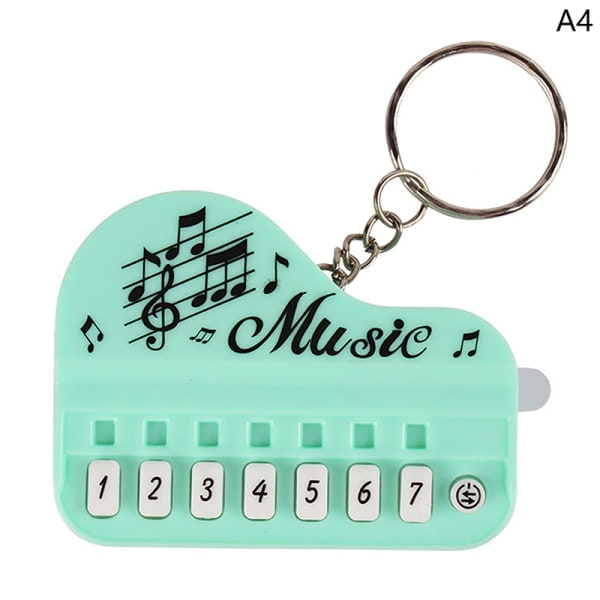 Bærbar musikinstrument Legetøjspiano Nøglering Mini Elektronisk A4 onesize A4 onesize