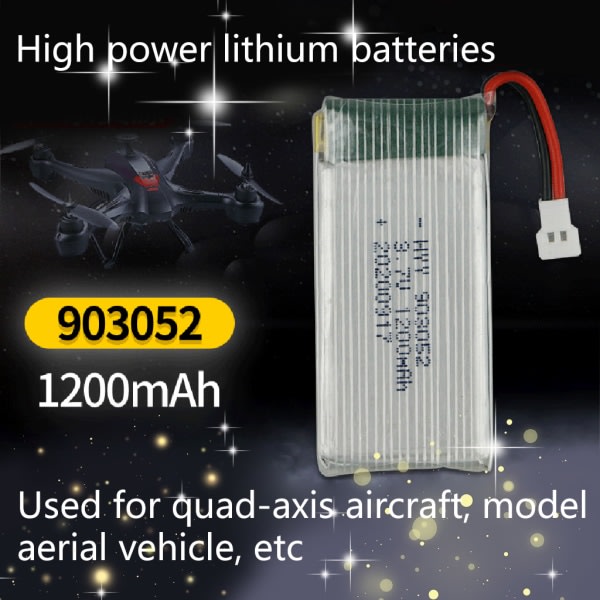 903052 Batterilader for SYMA M18 H5P Drone Reservedeler Oppladbar 1800