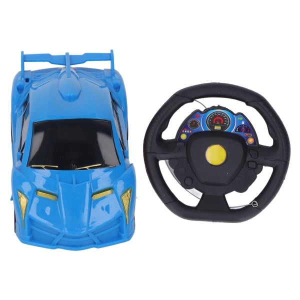 1:22 Kaukosäädin Auton ohjauspyörä Sähköinen kauko-ohjain Simuloitu automallilelu lapsille Sininen