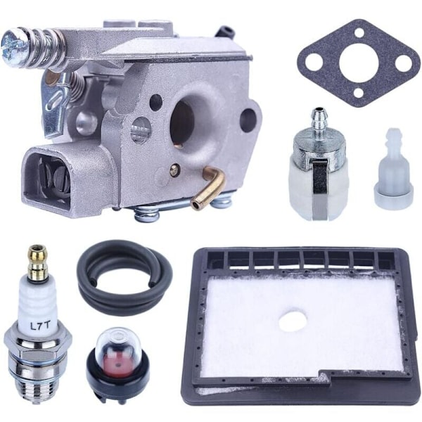 Förgasarkit för ECHO CS3000 CS3400 CS3450 CS300 Motorsåg, Förgasare med Luftfilter + Packning + Bränslefilter + Slang Ersättningsdelar Tillbehör