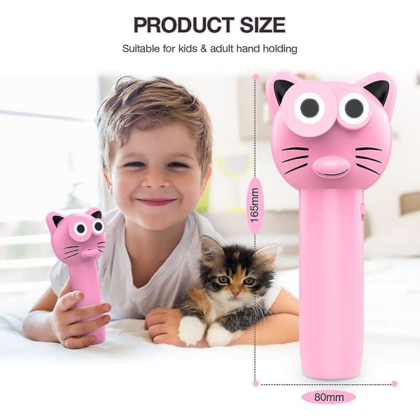 Reppropeller Mr. T&j Rope Launcher Kattformade barnleksaker med 2 gratis rep Creative Portable Rope Launcher Portable Cat Propeller Vuxna Rosa