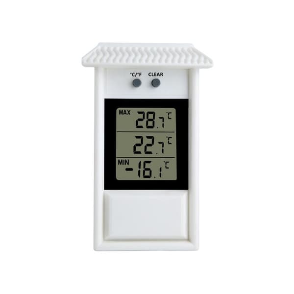 Trädgårdstermometer Inomhus- och utomhustermometer Kylskåpstermometer, Digital växthustermometer, Digital termometer med Min-Max
