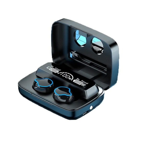 M9 Bluetooth hörlurar True Wireless In-ear Bluetooth 5.1-ljud (svart)