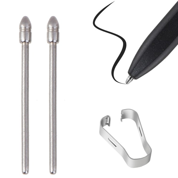 Udskiftningsspidser til S7+ NOTE10 20 S22 Stylus Pen i slidstærkt titaniumlegeringsmateriale, glatte kuglepenspidser, fine reserve-spidser null - C
