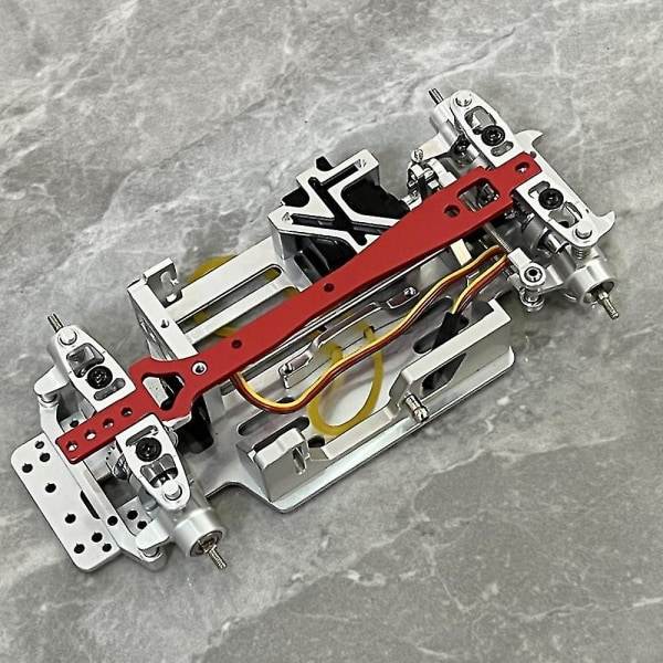 Metal Front Bumper Mount til Mini-q 1/28 Rc Drift Car Upgrade, Rød
