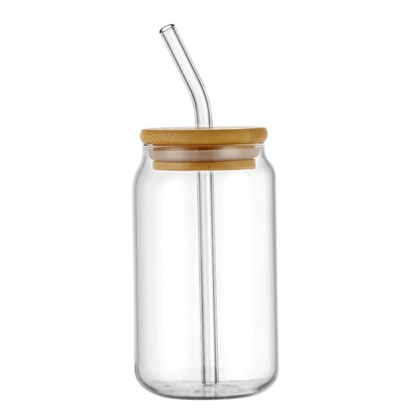 Drikkevannflaska av glas Stor kapasitet vannflaska for kallbryggt te iskaffe default