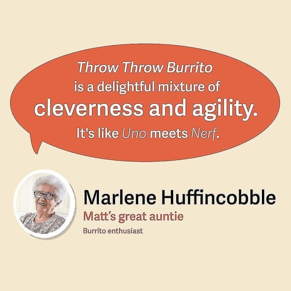 Exploding Kittens' Throw Throw Burrito - Dodgeball-korttipeli 2-6 pelaajalle - Perheen viihdyttävä juhlanpelit aikuisille, teineille ja lapsille