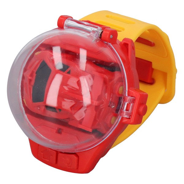 Mini-kaukosäädinautokellolelut USB-lataus Cartoon Cute Wrist Racing Car Watch pojille ja tytöille punainen