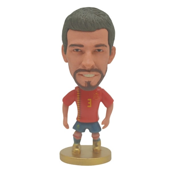 Fotbollsstjärna Figur Mini Fotbollsspelare Bil Ornament Collectio 28 28 28 28
