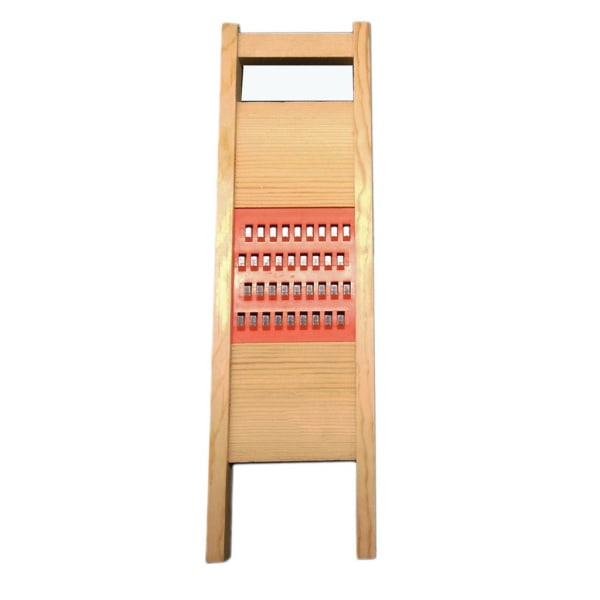 Hållbar kålhackare i trä, fruktpotatis, kålrivare, lätt att använda, hållbara verktyg, present till matlagning, ergonomisk design L