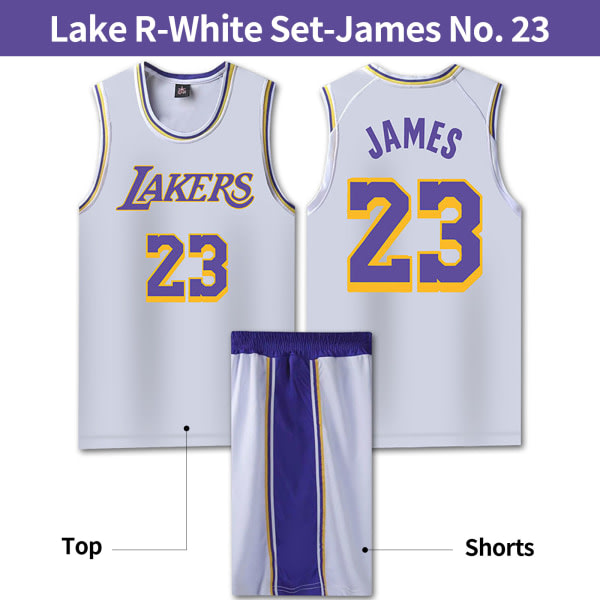 Lake R-White Set-23 James Set. Vit XL körsbär