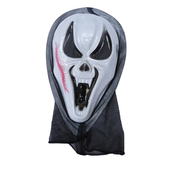 Cosplay Kostymer Skräck Ghost Cosplay Mask The Face Headwea A One size A One size