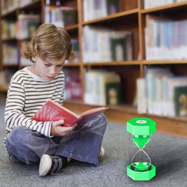 SuLiao Timglas 3 minuter Grön, Äggklockor Timer, Färgglad Timglas, Timglas Sand Timmar För Barn Skola, Barn Tandborstning, Kita, Kontor 1min