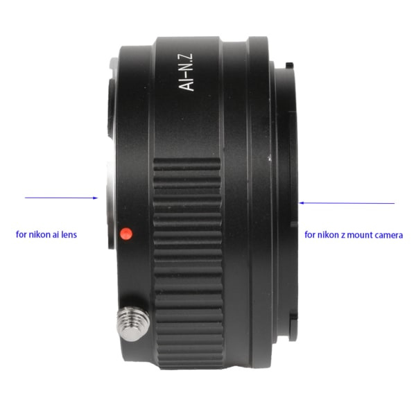 AI-Nik Z-linsisovitin alumiiniseosrengas Nikon Z Z6 Z7 -kiinnitykseen Kameratarvikkeiden vaihto
