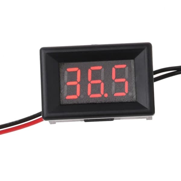 Bærbar digital LED-termometer temperaturmonitor med lang kabelforbindelse til køleskab og fryser -40~120℃