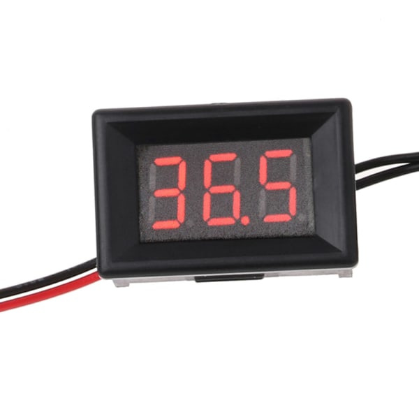 Bärbar digital LED-termometer temperaturmonitor med lång kabelkoppling för kyl och frys kylskåp -40~120℃
