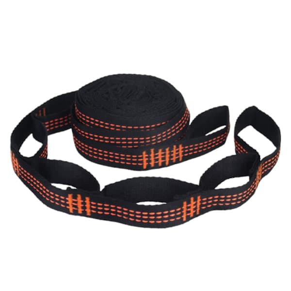 2x Adjustable Loop Tree Hanging Extension Hammock Straps Heavy Duty Lifting