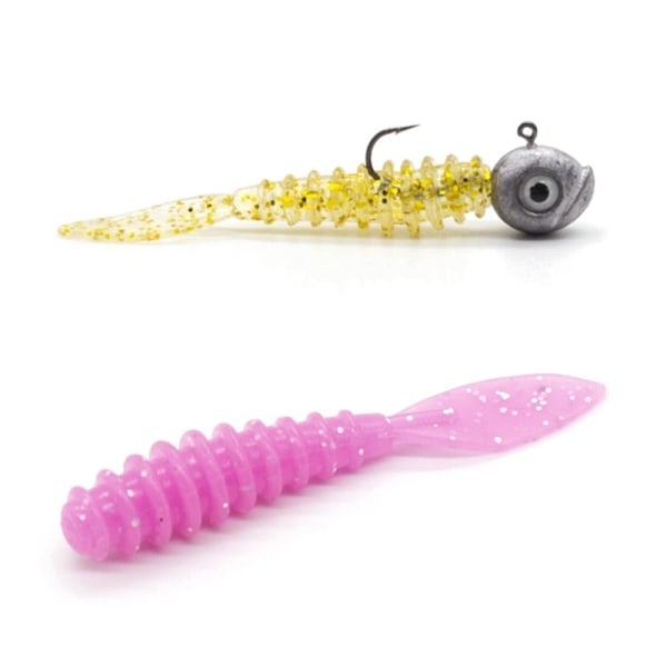30 stk/parti Fiskeorm agn Myk myk plast agn F F F