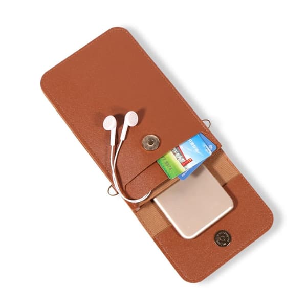 Mini Väska Dam Touch Screen Mobiltelefon Plånbok Crossbody Väska rode