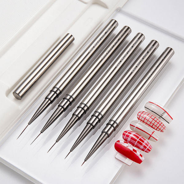Kynsien taideharjat Liner Detailer Striping Brush Gel Polish Manic 18MM onesize 18MM onesize