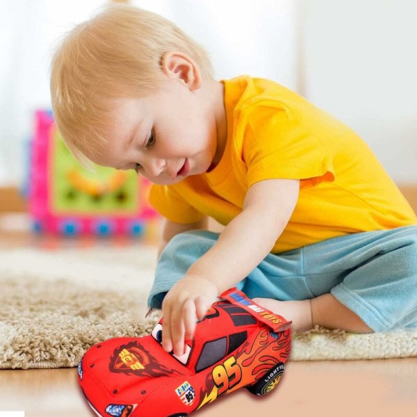 Lightning McQueen Plyschleksaksbilar Mjuk fylld docka 25 cm Barnfödelsedagspresent