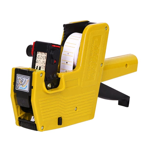 MX-5500 Handheld hintatarra 8-numeroinen yksirivinen tarramerkintäkone Shop Yellow