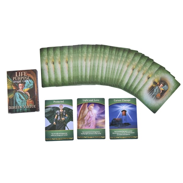 Tarot-kortleki, brädspel, livssyfte, orakelkort för Multicolor one size Multicolor one size