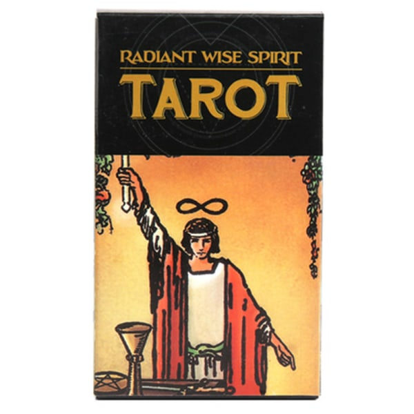 Glittrande Nytt Tarot Oracle Kortspel Engelska Tarot Kortspel