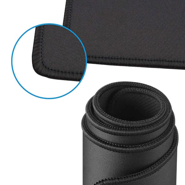 Gaming Musemåtte Stor - 60x30cm - Sort Black Svart