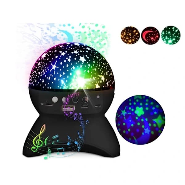 Star projector night light star led speaker bluetooth usb projector