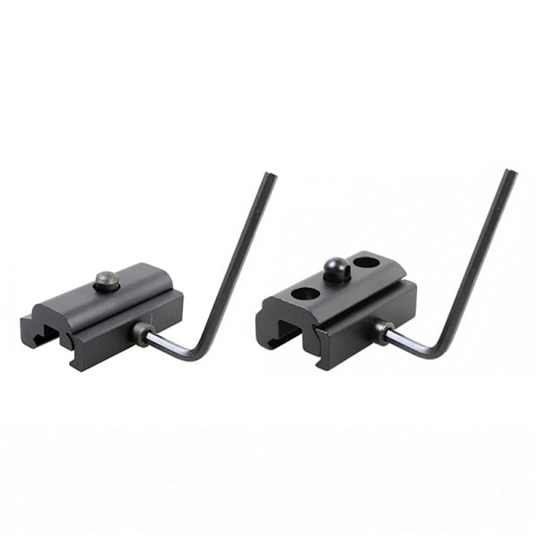 20 mm perhoskiinnike sovitin Metalli sovitin Adapter Tactical T yksireikäinen